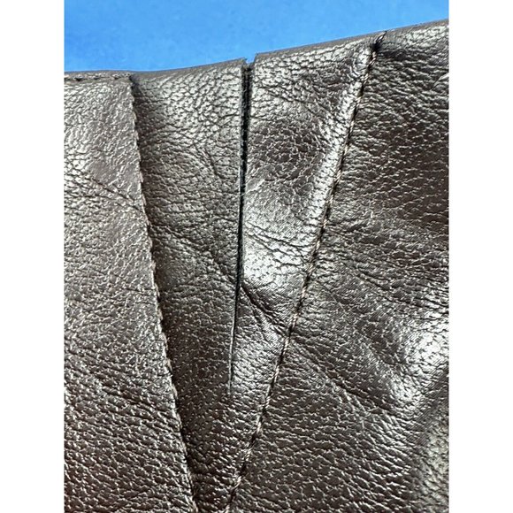 dark rich brown boots with the sag look with strap - Picture 6 of 6